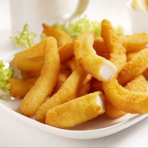 ຄຸນະພາບສູງ-Frozen-Crumb-Squid-Strips