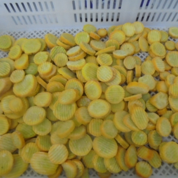 Жоўты кабачок-нарэзаны-замарожванне-цукіні